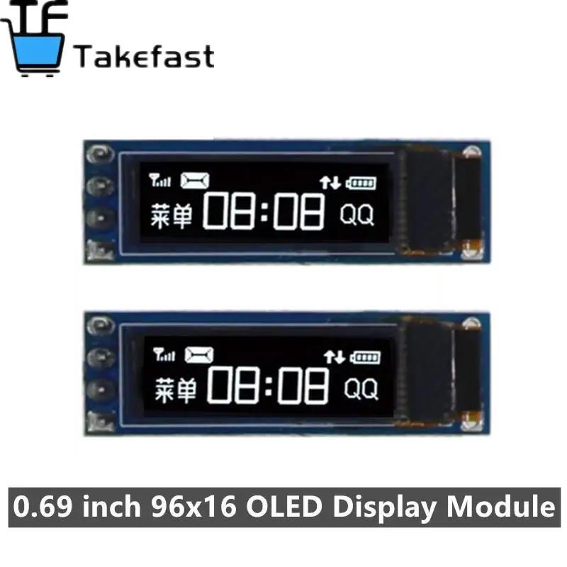 Ƶ̳ 3-5.5V IIC ̽ LCD ȭ  ,  OLED ÷ , 0.69 ġ, 96x16, 0.69 ġ SSD1306